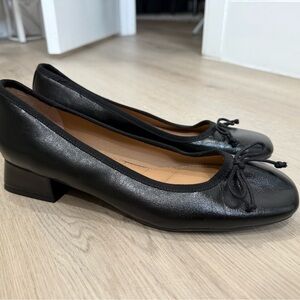 Kelly & Katie Black Leather Loafers